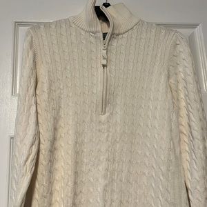 Cream sweater jacket